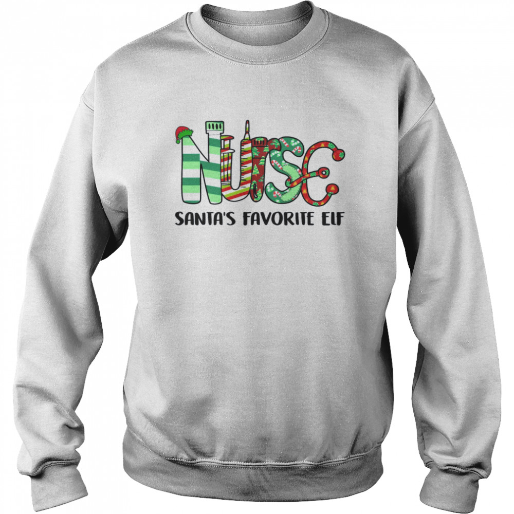 Nurse Santa’s Favorite Elf Unisex Sweatshirt