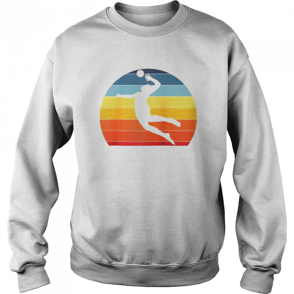 Volleyball Vintage Retro, Volleyball Player, Sport Fun Unisex Sweatshirt