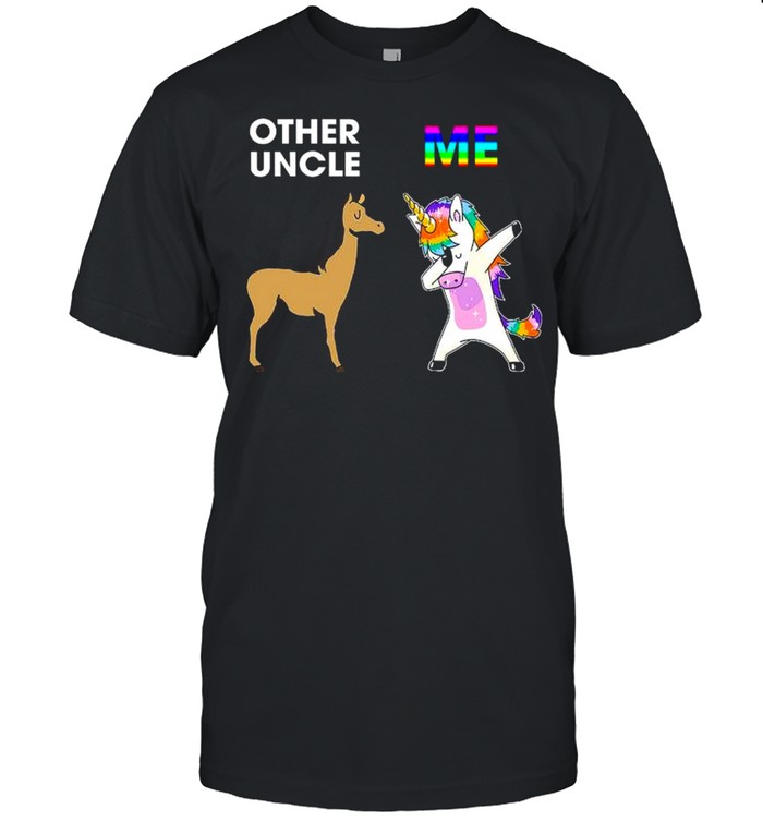 Horse and Unicorn Other Uncle Me shirt Classic Men's T-shirt