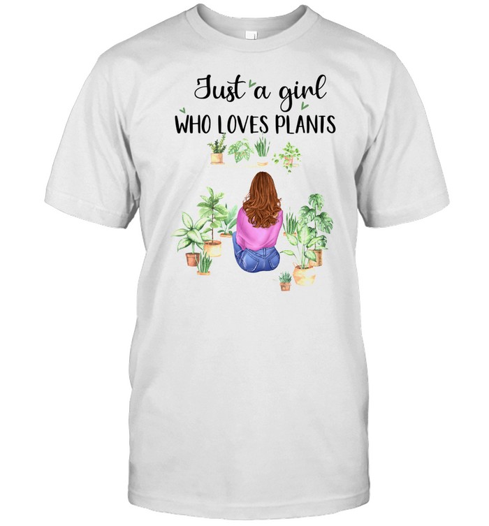 Just A Girl Who Loves Plants Classic Men's T-shirt