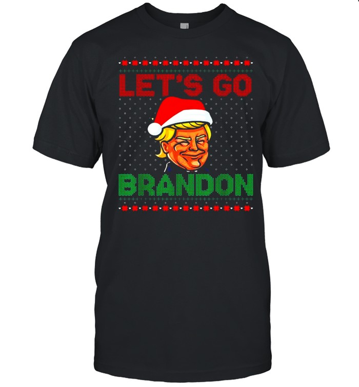 Let’s Go Brandon Donald Trump 2021 Ugly Christmas shirt