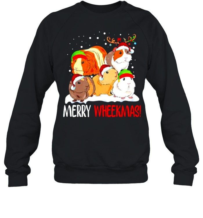 guinea pig Christmas meery wheekmas shirt Unisex Sweatshirt