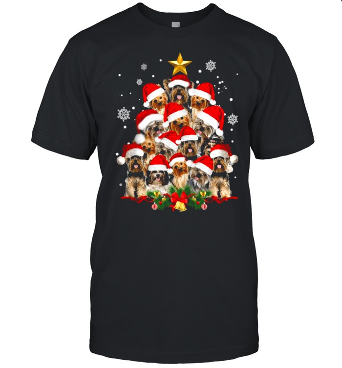Yorkie christmas tree xmas gifts for yorkie dog lover shirt Classic Men's T-shirt