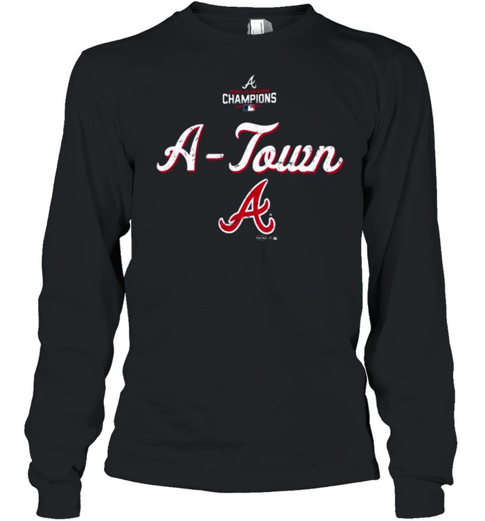 Best a Town Atlanta Braves Majestic Threads Navy 2021 World Series  Champions Team Saying Tri-Blend T-Shirt, hoodie, sweater, long sleeve and  tank top