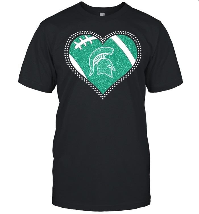 Michigan State Spartans Heart shirt Classic Men's T-shirt