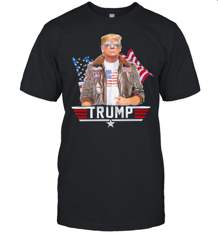 Trump President of America flag shirt