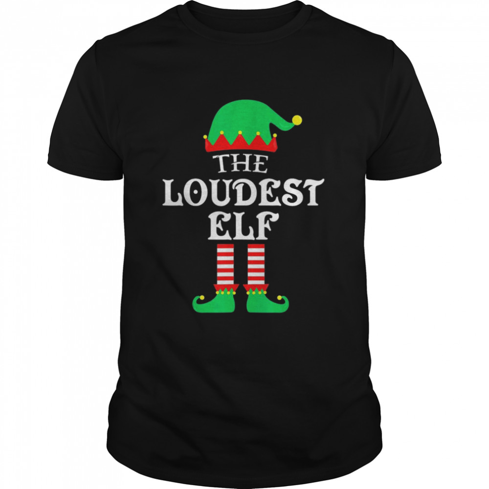 The Loudest ELF Christmas Pajama Classic Men's T-shirt