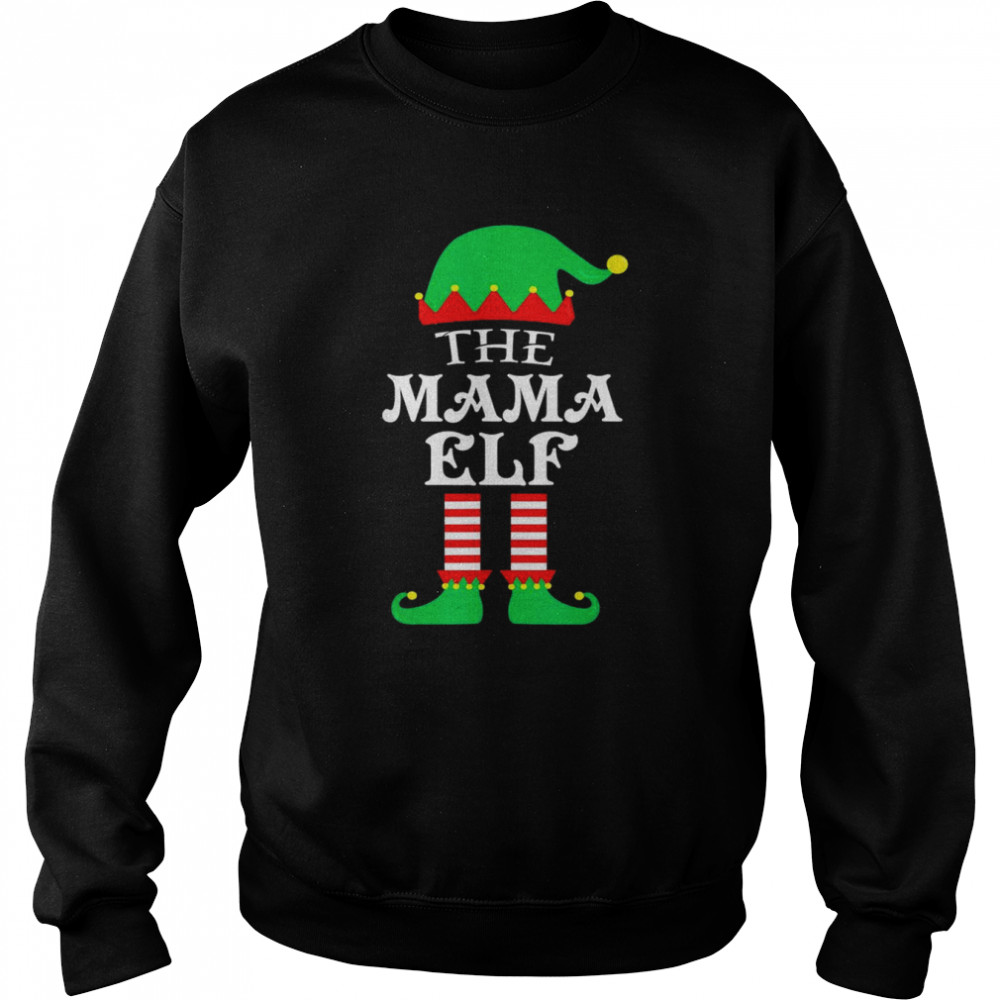 The Mama Elf Christmas Pajama Unisex Sweatshirt