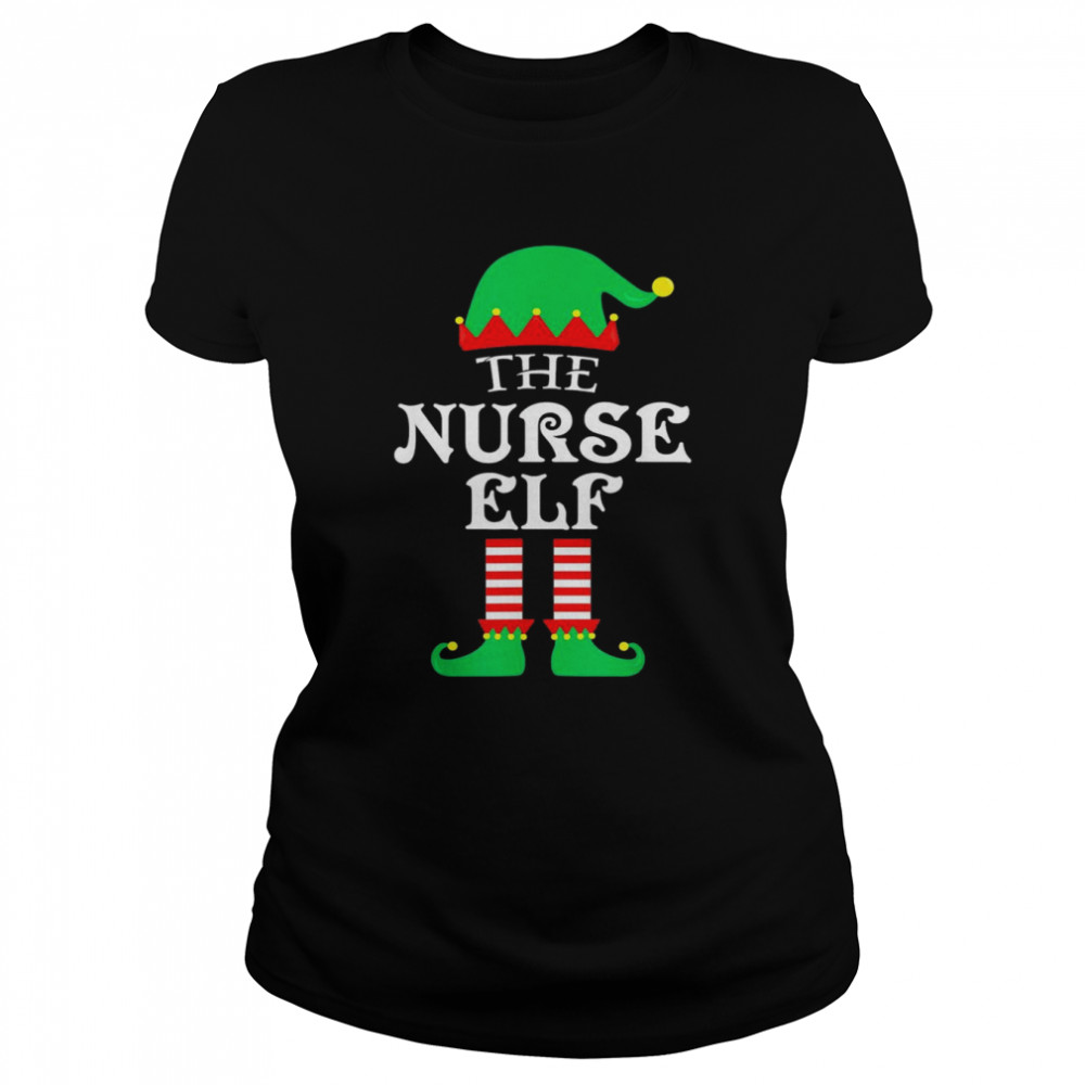 The Nurse ELF Christmas Pajama Classic Women's T-shirt