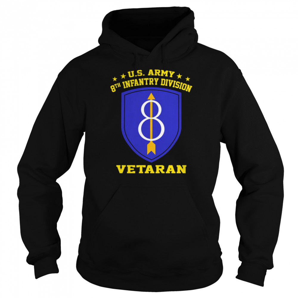 U.S. Army 8th Infantry Division Veteran Unisex Hoodie