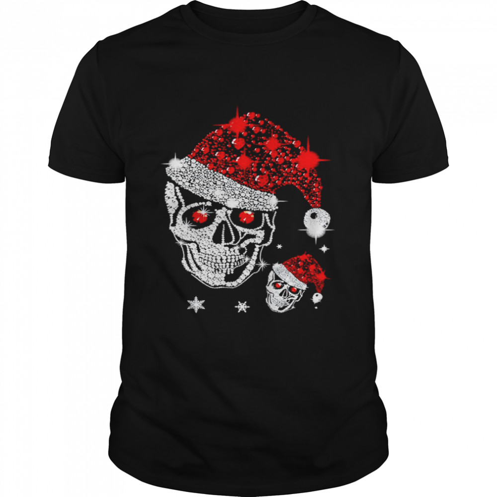 Just love skulls Xmas shirt Classic Men's T-shirt