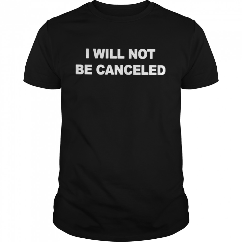 Parler I will not be canceled shirt Classic Men's T-shirt