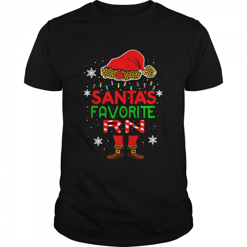 Santa’s Favorite RN Christmas Sweater T-shirt Classic Men's T-shirt