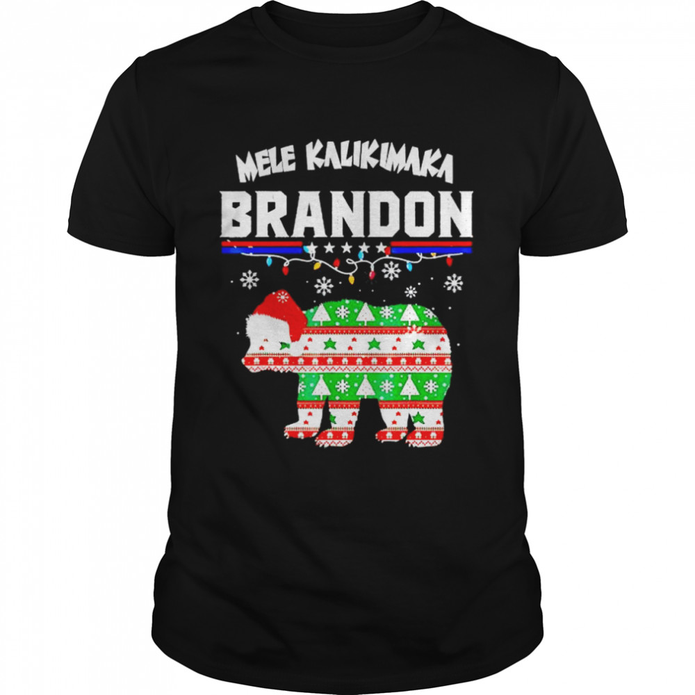 bear mele kalikimaka Brandon Christmas shirt Classic Men's T-shirt
