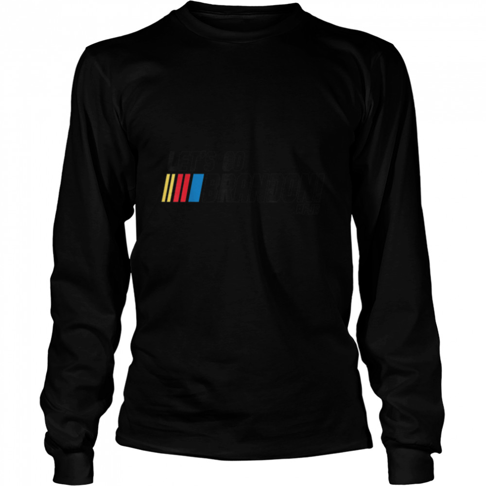Let's Go Brandon Funny Anti Biden US Flag Political Gift T- B09JW4X2GX Long Sleeved T-shirt