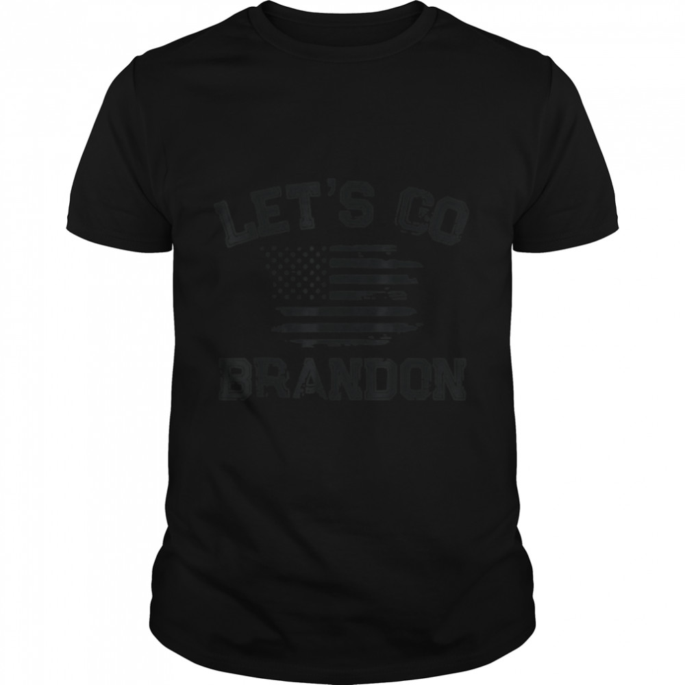 Let’s Go Brandon Funny Anti Biden US Flag Political Gift T-Shirt B09JW4YNDF