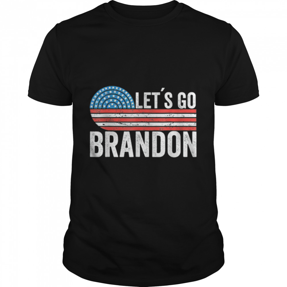 Let’s Go Brandon Joe Biden US Flag Impeach 46 T-Shirt T-Shirt B09JYG2LNG