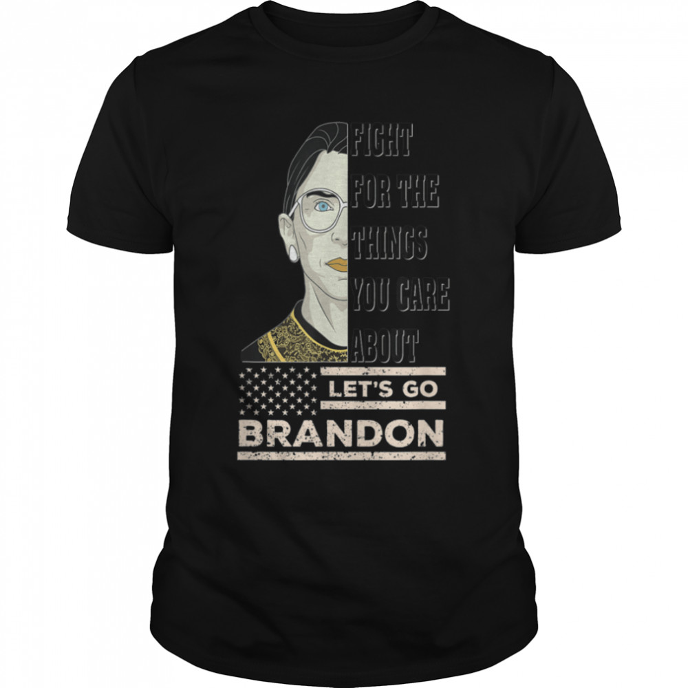 Let’s Go Brandon RBG Justice Patriotic American Anti Biden T-Shirt B09JXX26H7