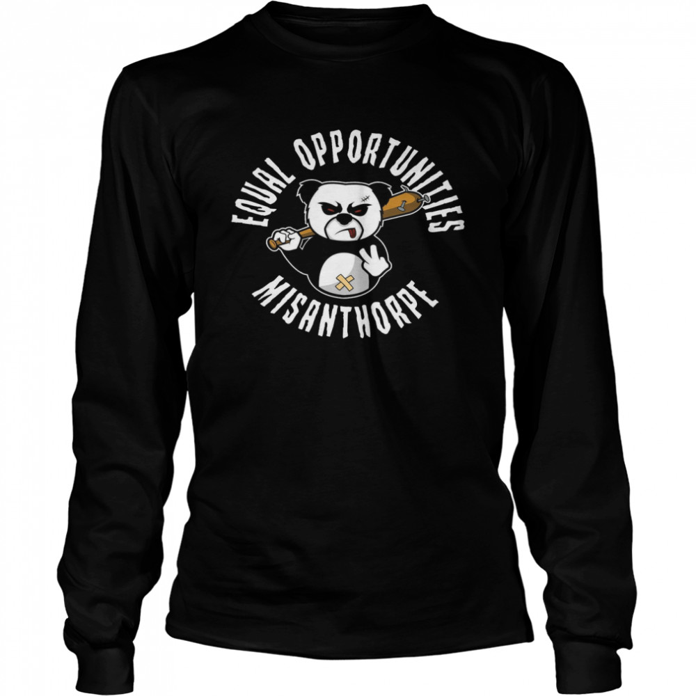 Equal Opportunities Misanthrope Long Sleeved T-shirt