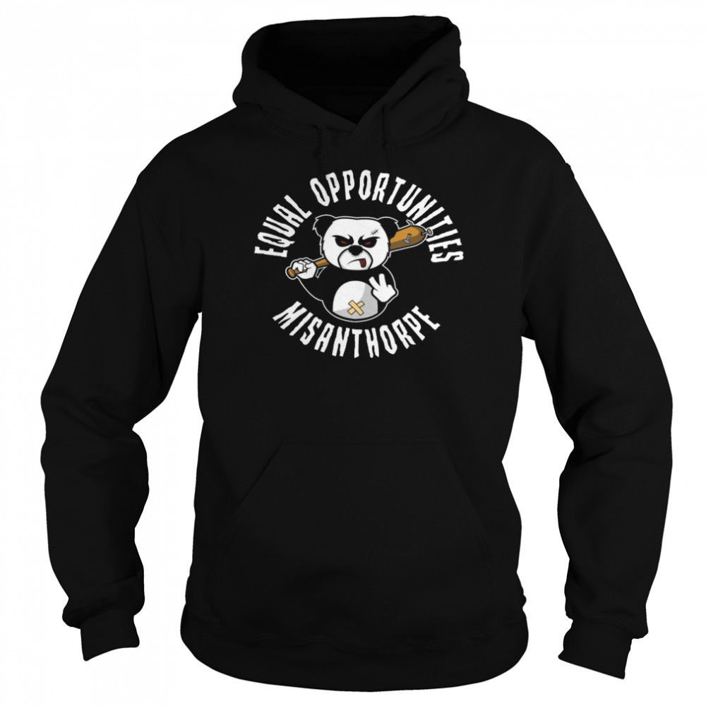 Equal Opportunities Misanthrope Unisex Hoodie