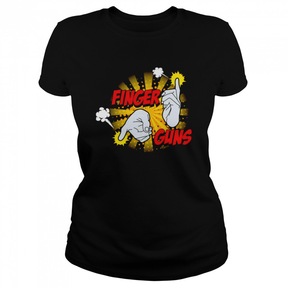 Finger guns shirt Classic Women's T-shirt