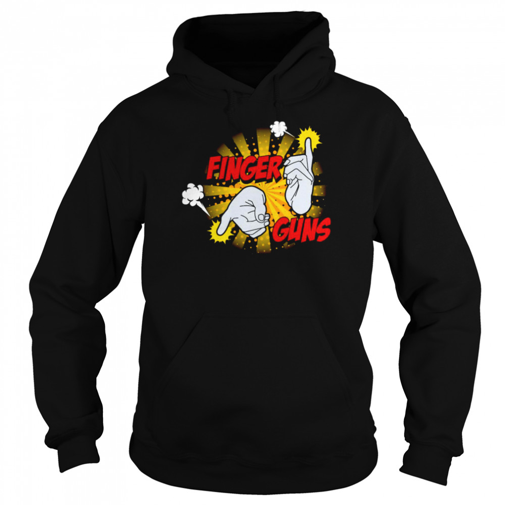 Finger guns shirt Unisex Hoodie