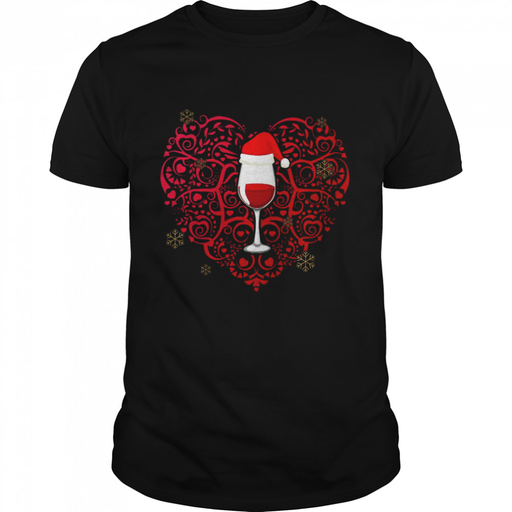 Heart Wine Christmas shirt Classic Men's T-shirt