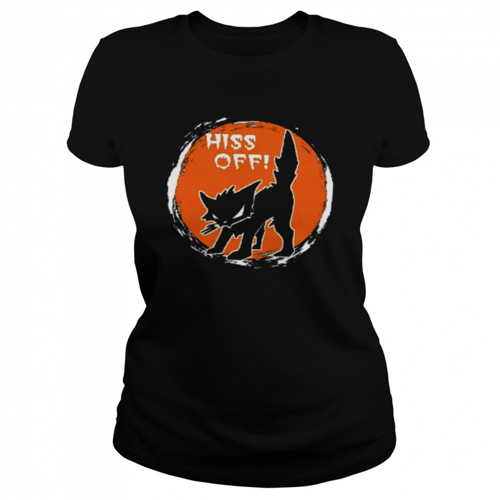 Hiss Off Cat Classic Women's T-shirt