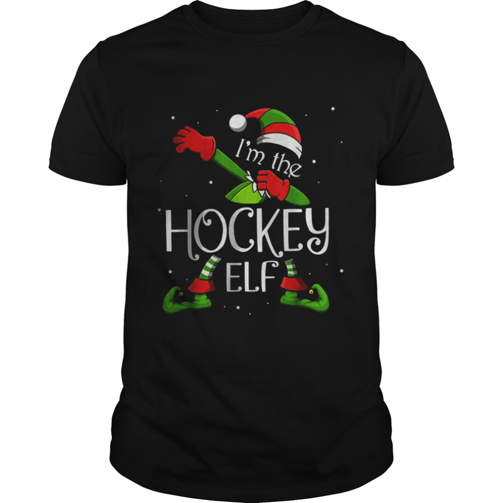 I’m The Golfing Elf Dabbing Santa Claus Xmas For Family Classic Men's T-shirt