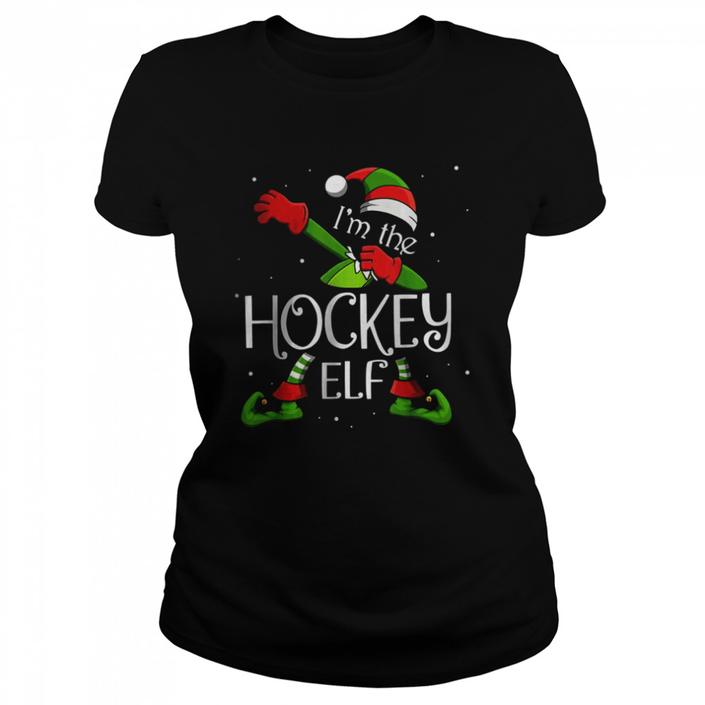 I’m The Golfing Elf Dabbing Santa Claus Xmas For Family Classic Women's T-shirt