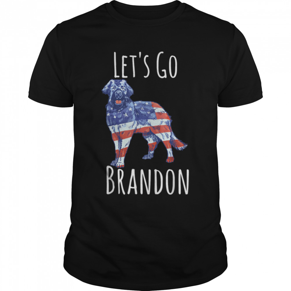 Let’s Go Brandon – Biden Conservative Anti Liberal US Flag T-Shirt B09JSMTDQP