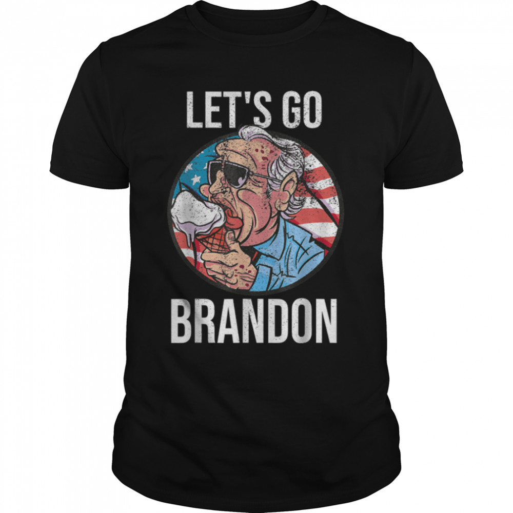 Let’s Go Brandon – Biden Conservative Anti Liberal US T-Shirt B09K64HW11