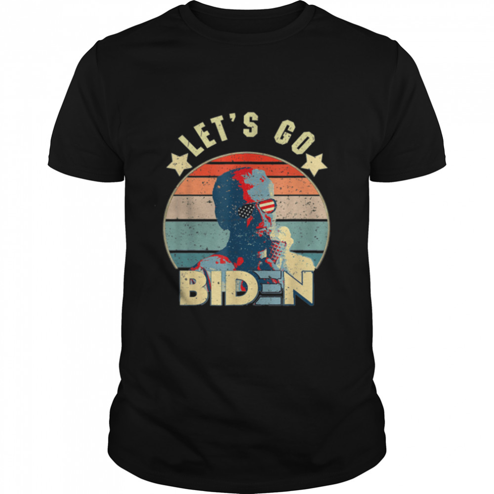Let’s Go Brandon – Let’s Go Biden, Biden Eating Ice-Cream T-Shirt B09K5CVS8L