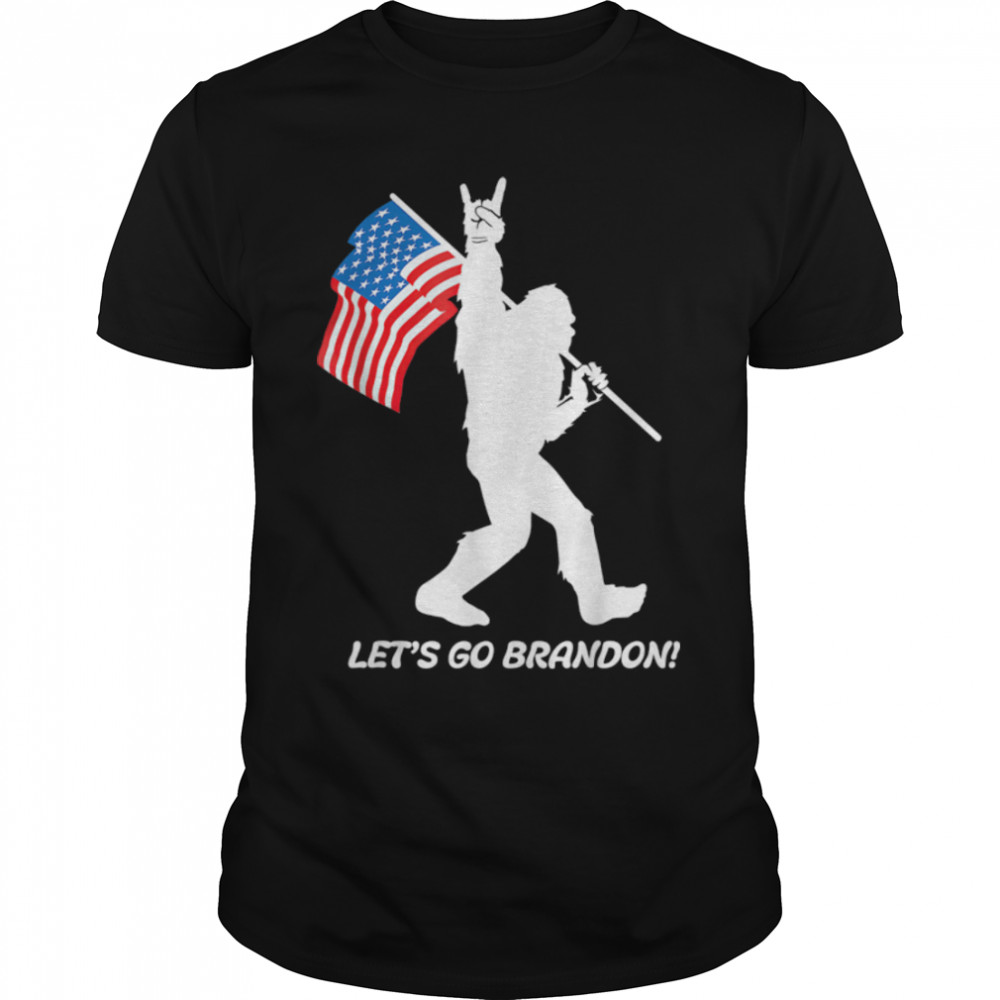 Let’s Go Brandon American Flag Impeach Biden T-Shirt B09JK8KC58