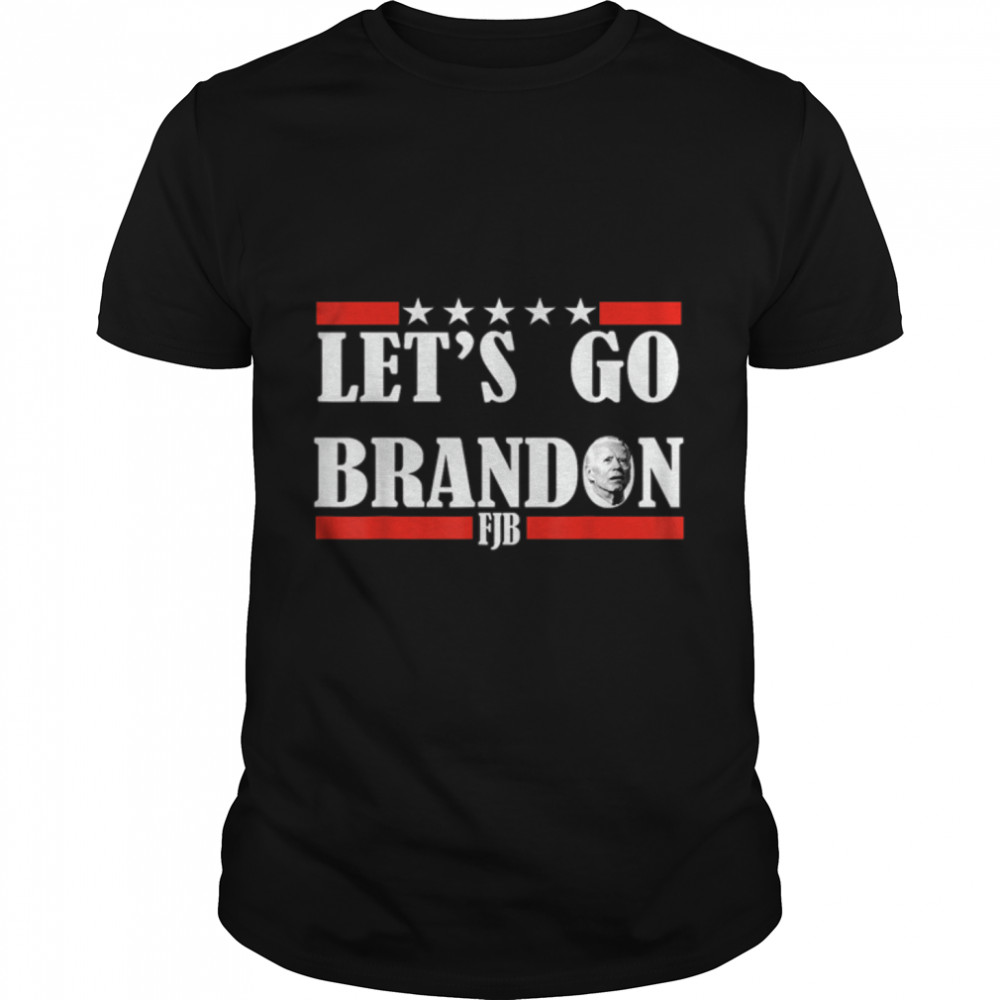 Let’s Go Brandon American Flag Impeach Biden T-Shirt B09K65BMZ4
