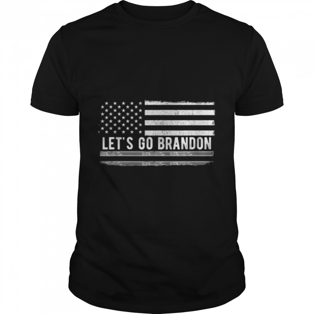 Let’s Go Brandon American Flag Racing, Impeach Biden Costume T-Shirt B09HSPSL95