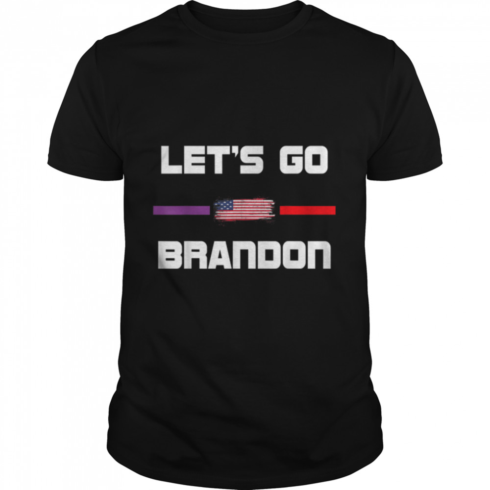 Let’s Go Brandon, Joe Biden Chant, Impeach Biden , US Flag T-Shirt B09HWMQMSD