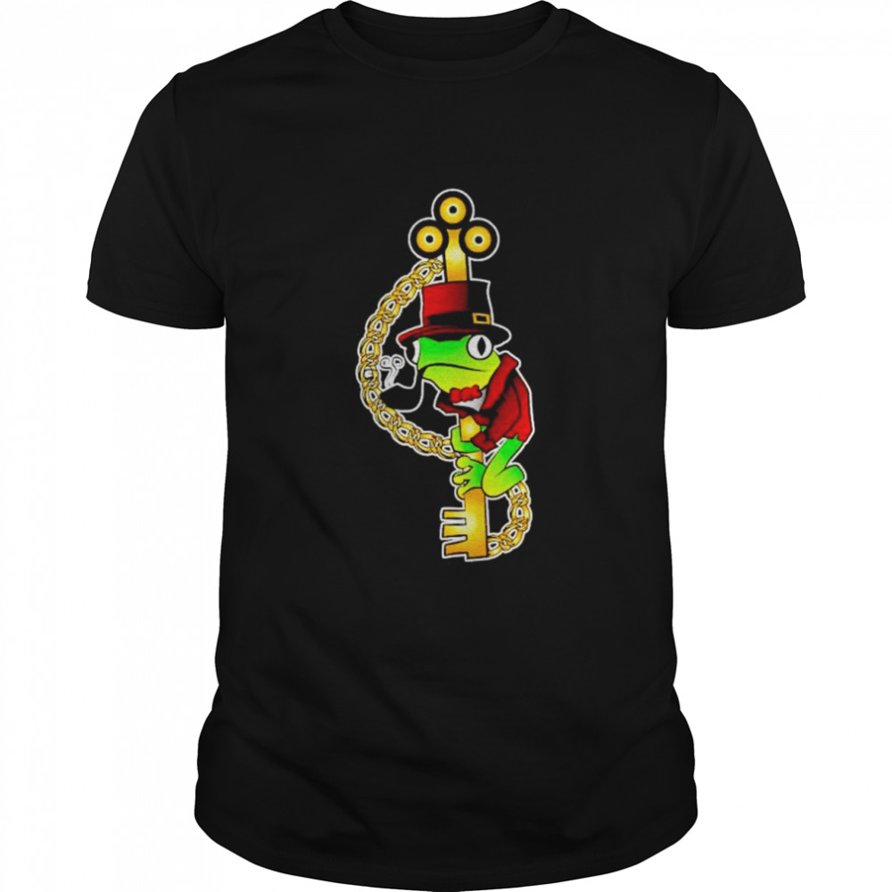 Official clockwork key with steampunk frog shirt Classic Men's T-shirt