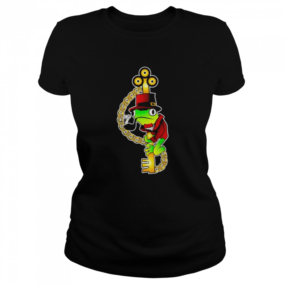 Official clockwork key with steampunk frog shirt Classic Women's T-shirt