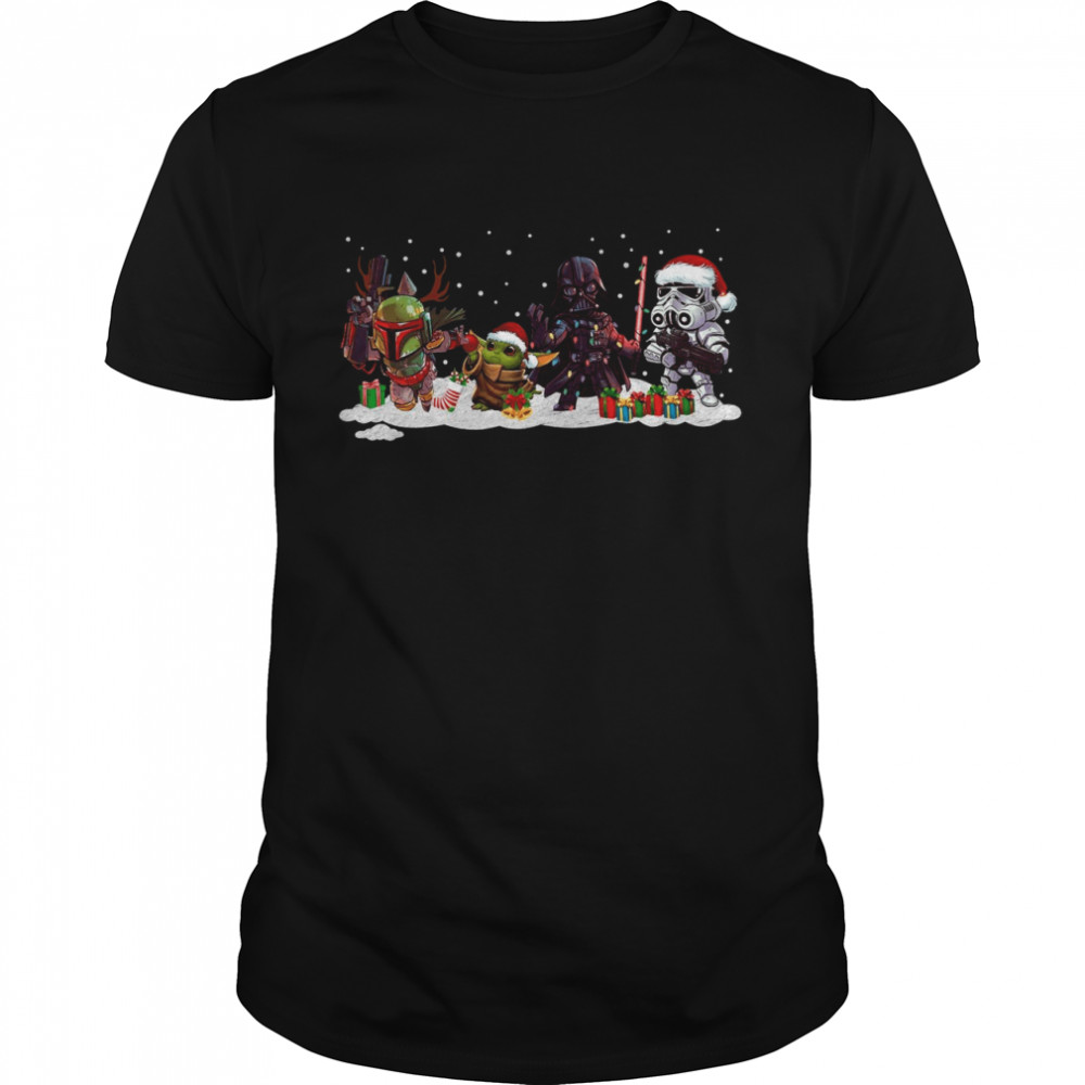 Star Wars And Mandalorian Christmas shirt Classic Men's T-shirt