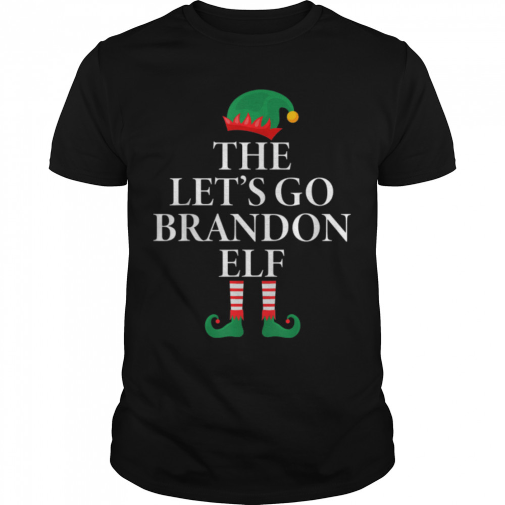 The Let’s Go Brandon Elf Anti Biden Funny Christmas T-Shirt B09JWRGC4W