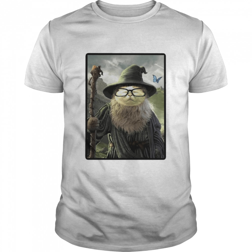 myself Paradox pavement The Lord of The Rings Gandalf cat shirt - T Shirt Classic