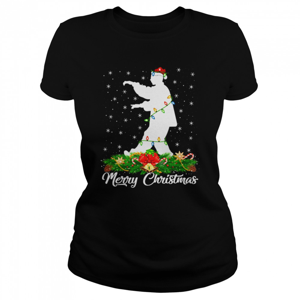 ai Chi Martial Arts Matching Santa Tai Chi Christmas Classic Women's T-shirt