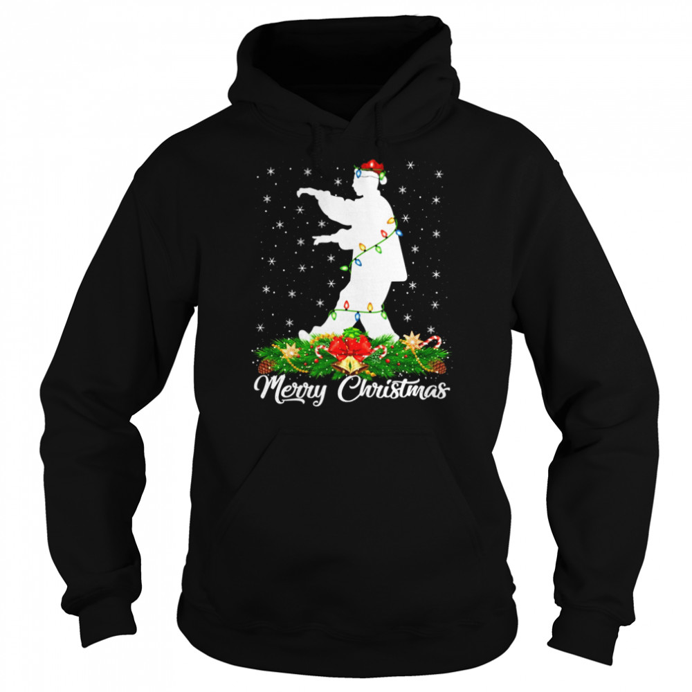 ai Chi Martial Arts Matching Santa Tai Chi Christmas Unisex Hoodie