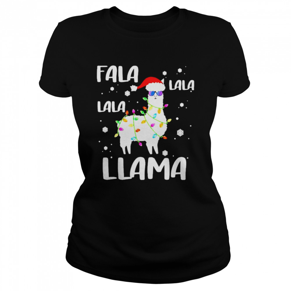 Best fa La La Llama Christmas sweater Classic Women's T-shirt