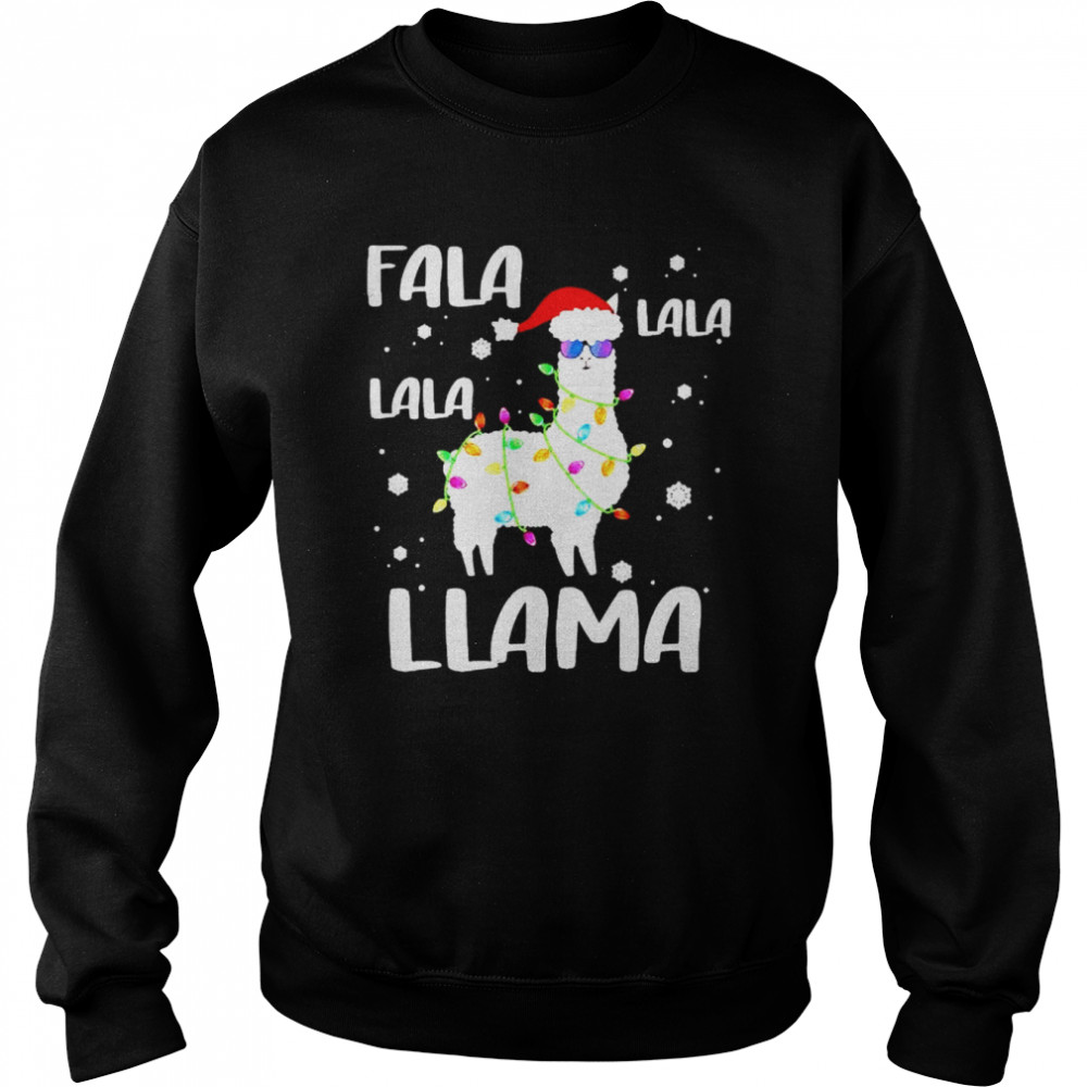 Best fa La La Llama Christmas sweater Unisex Sweatshirt