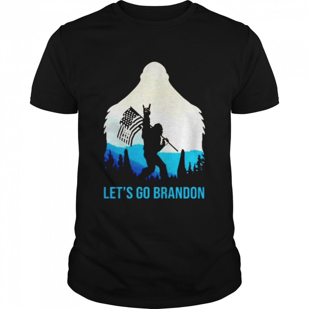 bigfoot fuck Biden let’s go Brandon shirt Classic Men's T-shirt