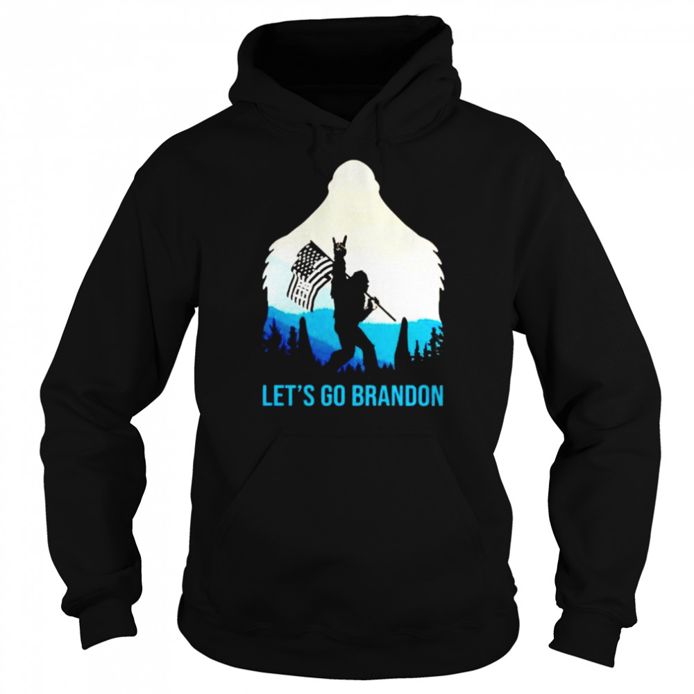 bigfoot fuck Biden let’s go Brandon shirt Unisex Hoodie