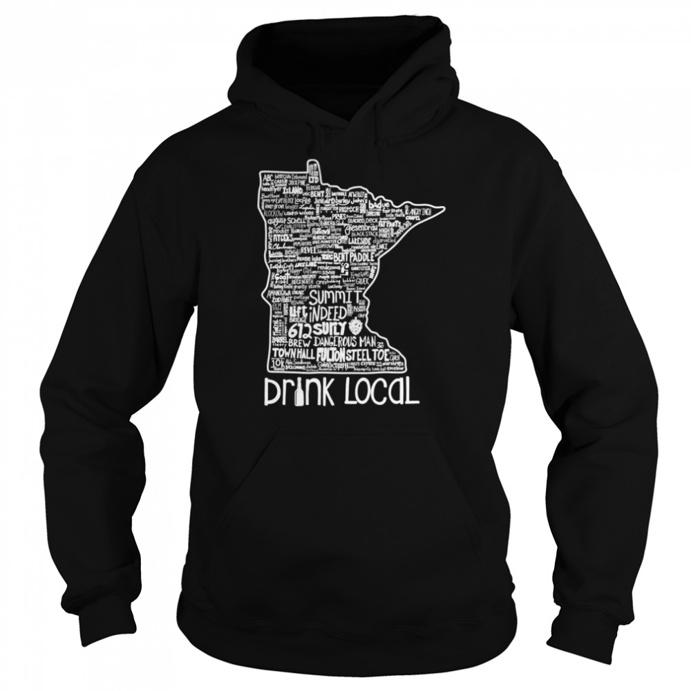 Drink Local Minnesota Beer Unisex Hoodie