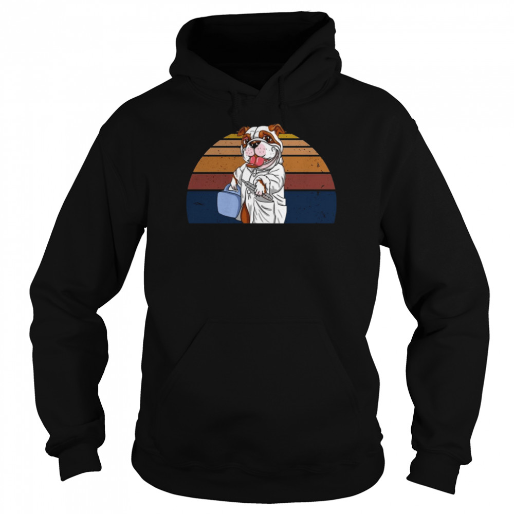 French Bulldog Trust Me I’m A Dogtor Vintage Dog Unisex Hoodie